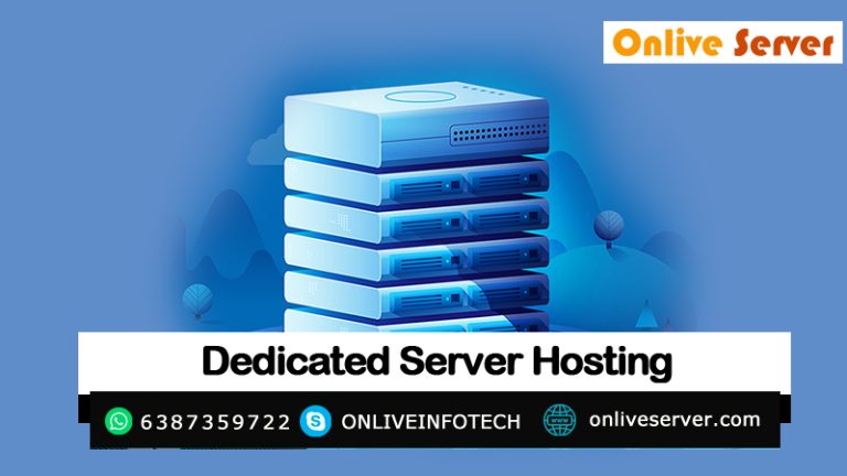 Dedicated Servers Can Be Used For Multiple Purposes.