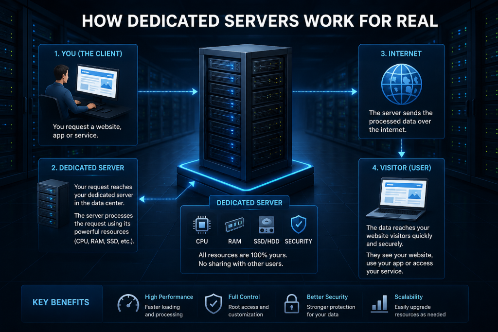 How Dedicated Servers Work for Real